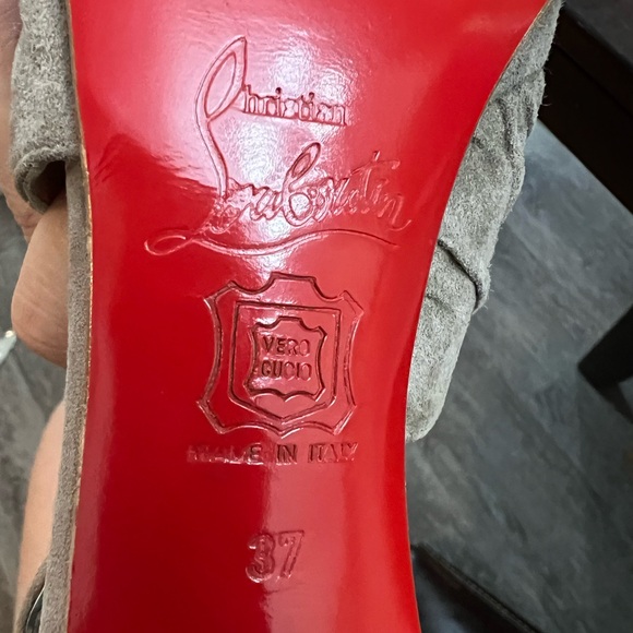 christian louboutin Paris made in italy beautiful heels red bottoms size 37 - Picture 6 of 7